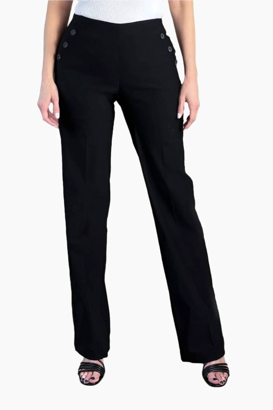 NEW RENUAR woven pants in black